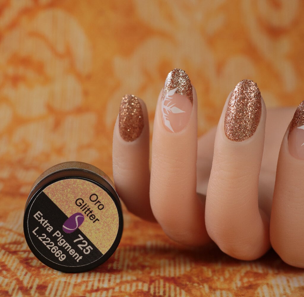 Nude with Gold Glitter Tips and Snowflake Nude with Gold Glitter Tips and Snowflake β Red and Gold Christmas Nails 2026
