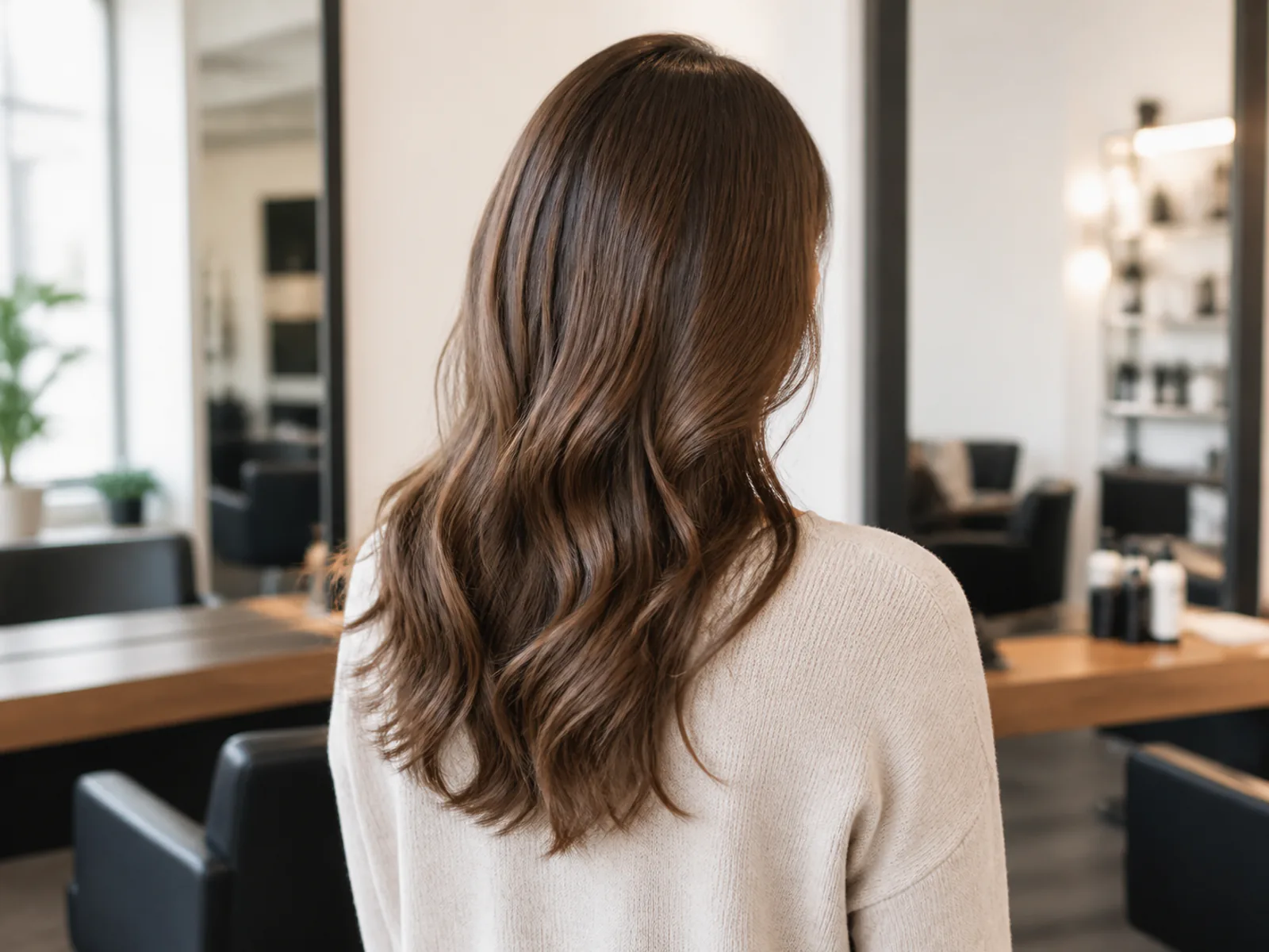 Flowing Mid Back Layered Waves — Winter Hairstyles for Thin Hair