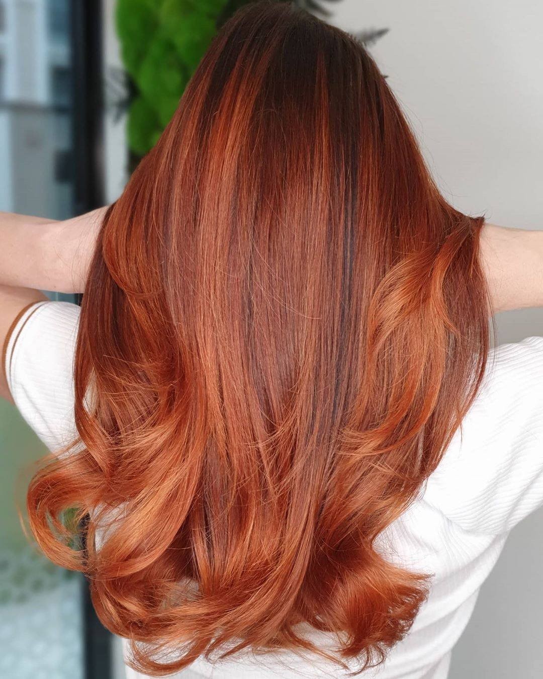 Copper Red With Darker Undertones Copper Red With Darker Undertones β Winter Hair Colors for Redheads