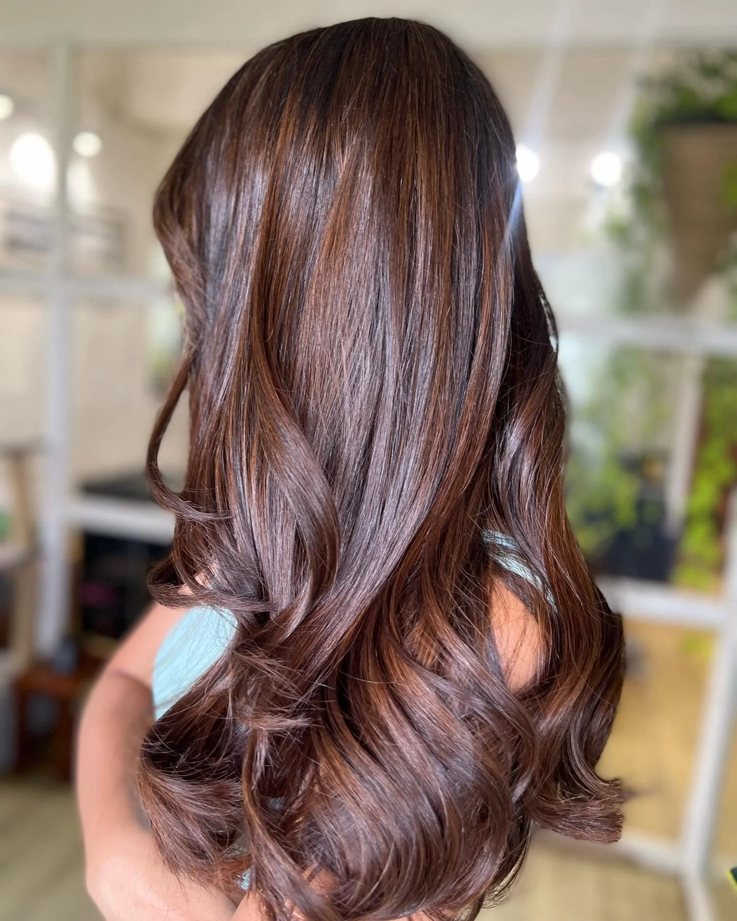 Warm Brown With Copper & Auburn Highlights — Winter Highlights
