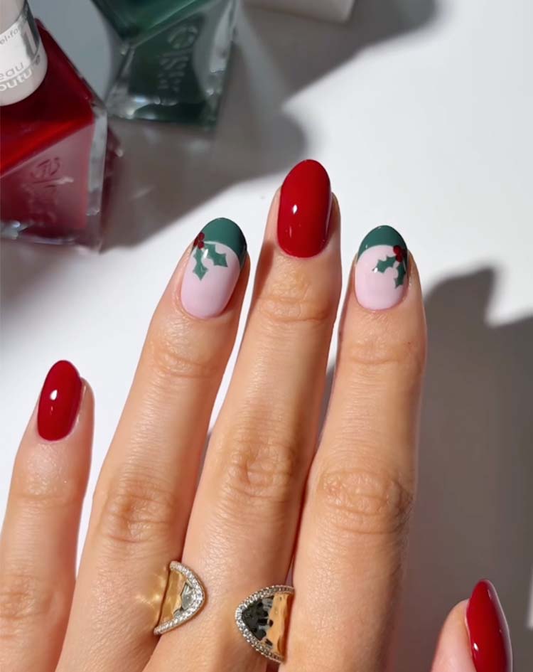 Christmas Visual Idea Christmas Visual Idea β Christmas Nails for Teens 2026