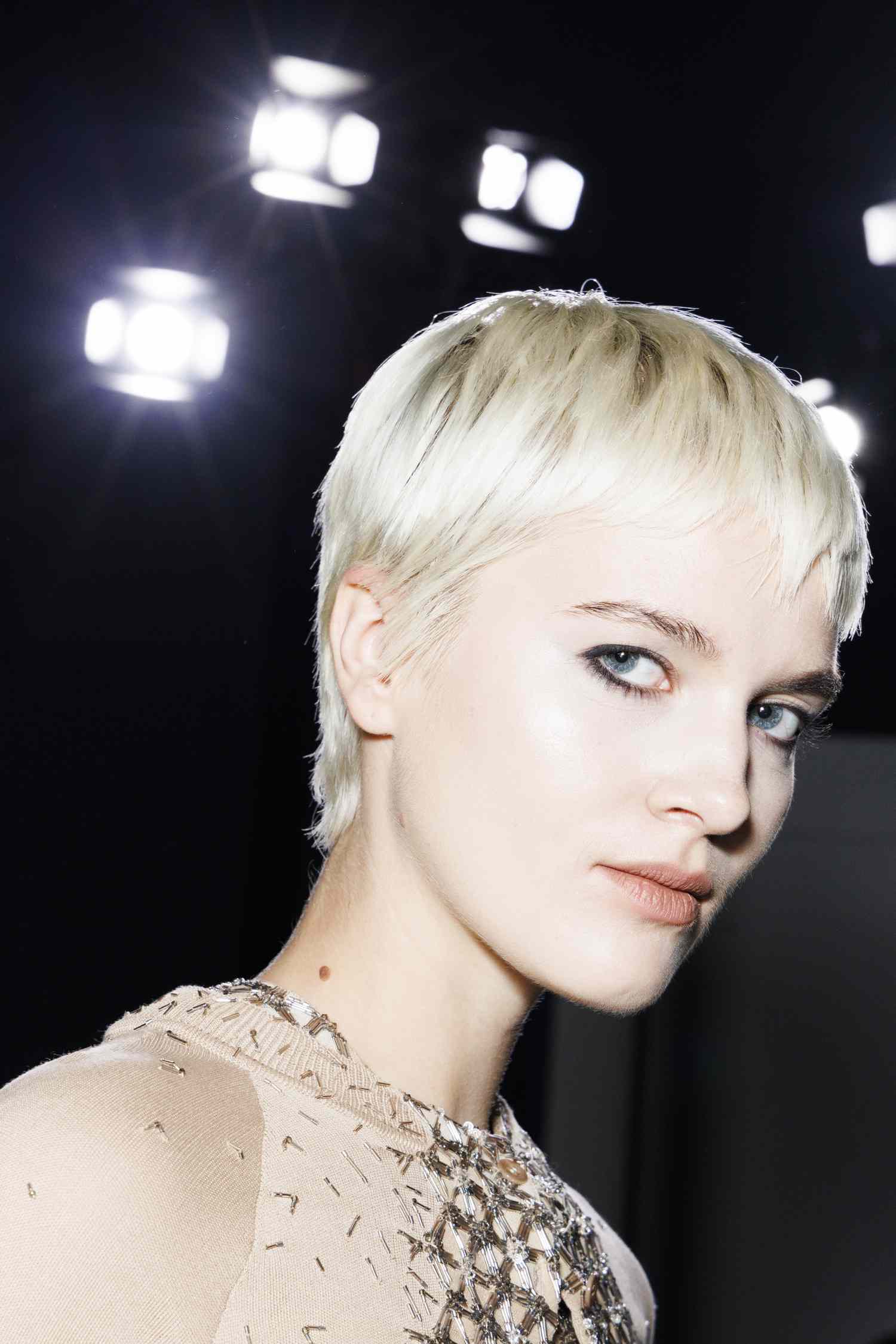 White Blonde Visual Idea — Short Winter Haircuts