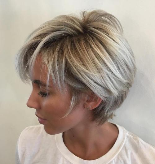 Ash Blonde Pixie With Volume — Cute Winter Hairstyles