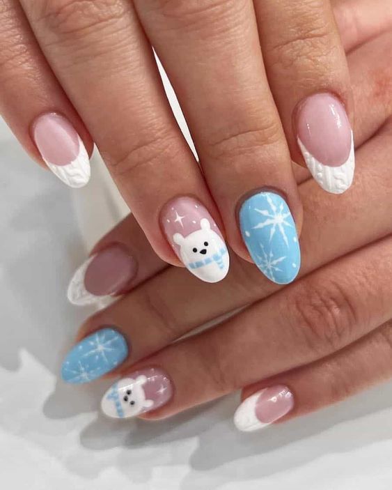 The Single Detail A Reader Notices First Visual Idea The Single Detail A Reader Notices First Visual Idea β Winter Almond Nails