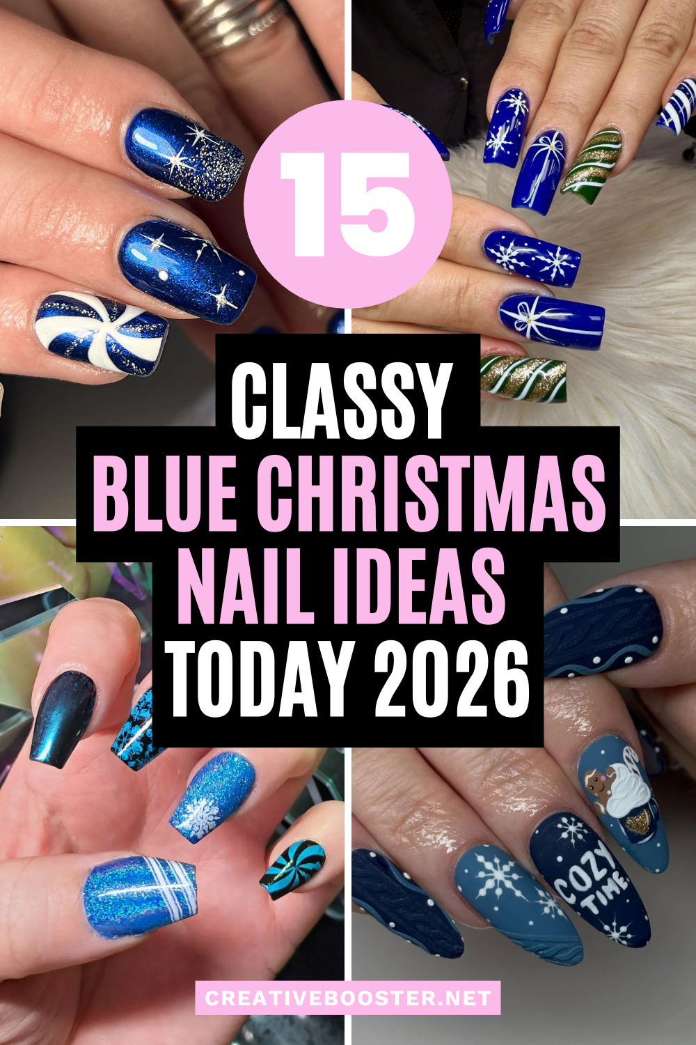 Glittery Glossy Visual Idea Glittery Glossy Visual Idea β Christmas Nails 2026