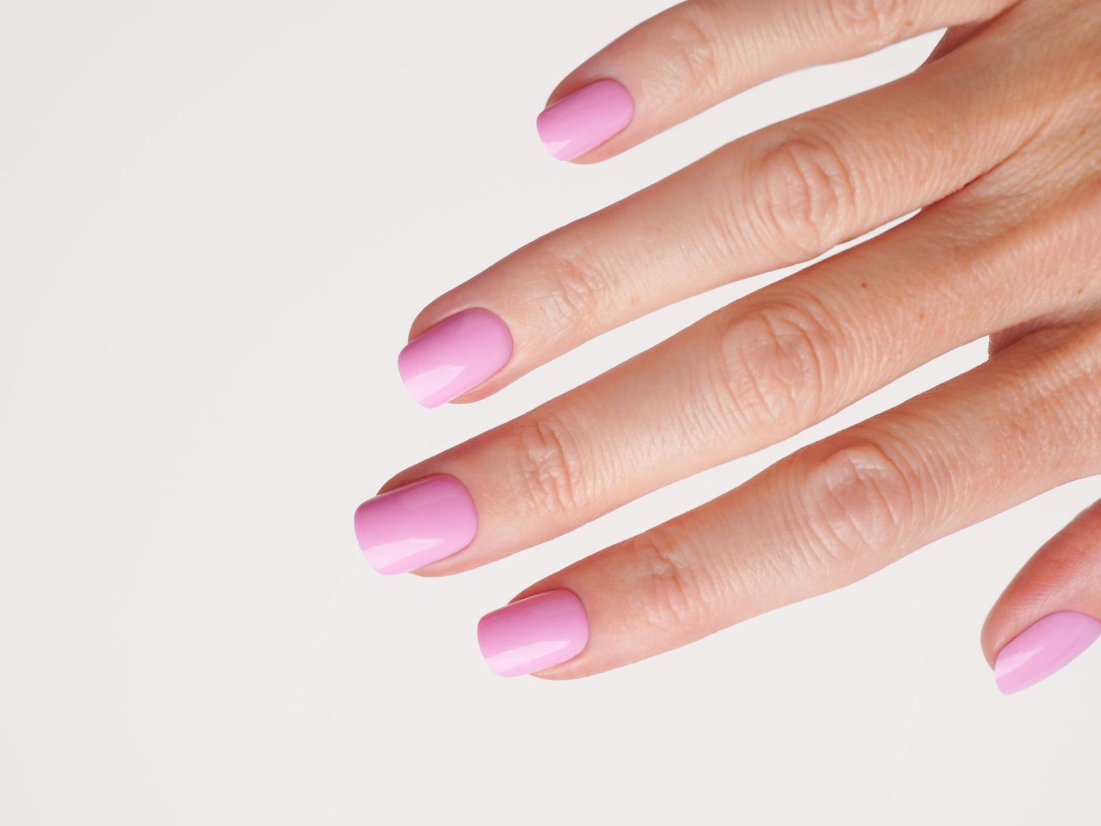 Short Square Light to Medium Pink Gradient Short Square Light to Medium Pink Gradient β Winter Pink Nails
