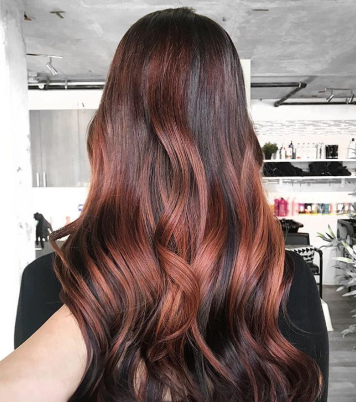 Rich Auburn With Noticeable Copper Tones — Winter Auburn Hair Color