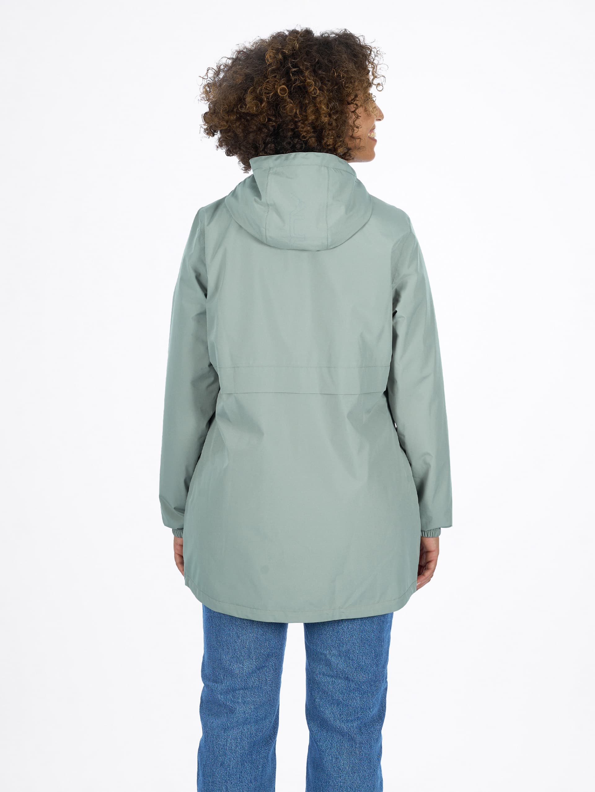 Light Green Hooded Jacket for Casual Comfort — Winter Workout Outfits
