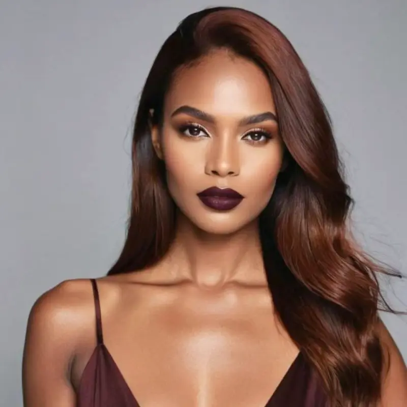 Subtle Auburn Undertones on Dark Brown — Winter Hair Colors for Brunettes
