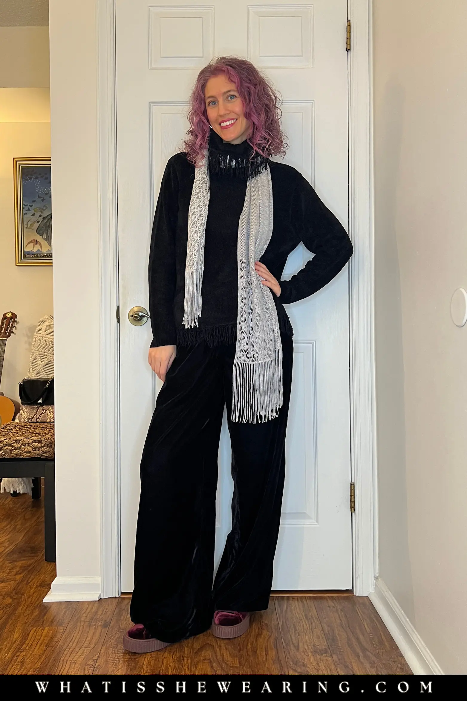 Velvet Jumpsuit for an Elevated Evening Look — Winter Layering Outfits