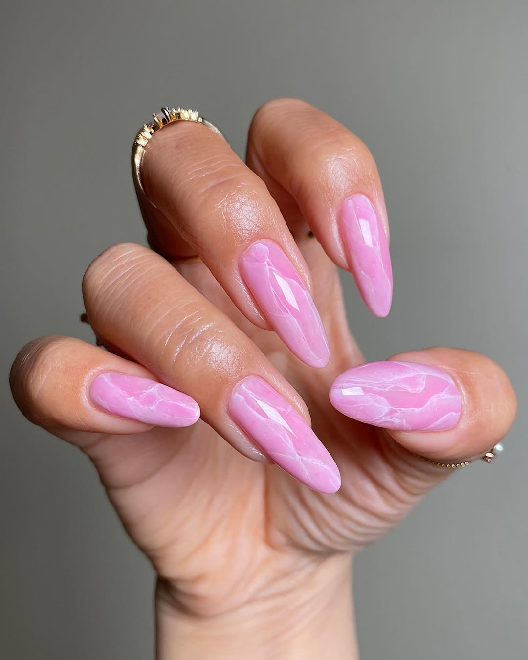 None Visual Idea — Winter to Spring Transition Nails