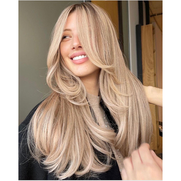 Cool Ash Blonde Layers With Side Bangs Cool Ash Blonde Layers With Side Bangs β Long Winter Haircuts