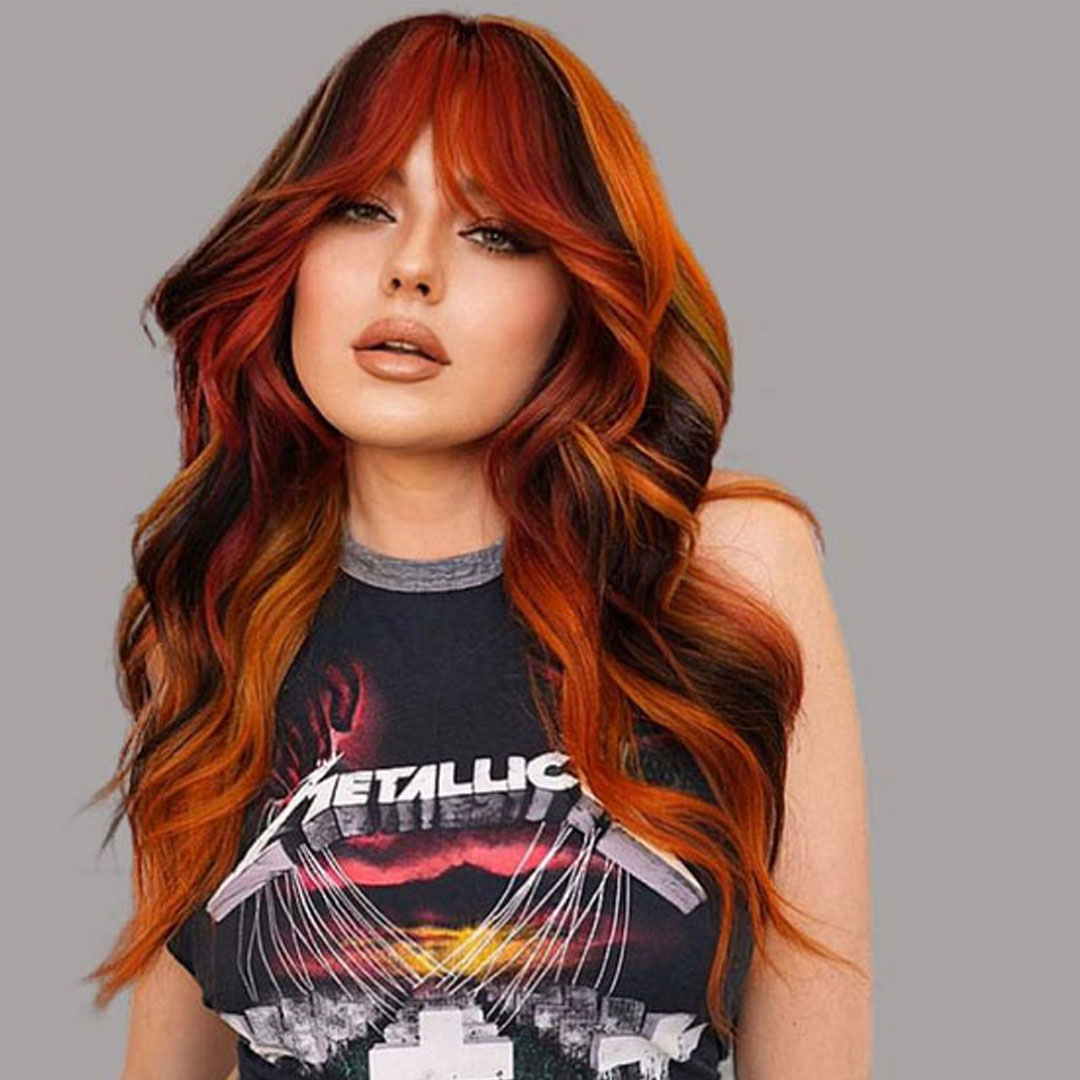 Fiery Copper Red With Dark Undertones — Winter Hair Colors for Plus Size Women