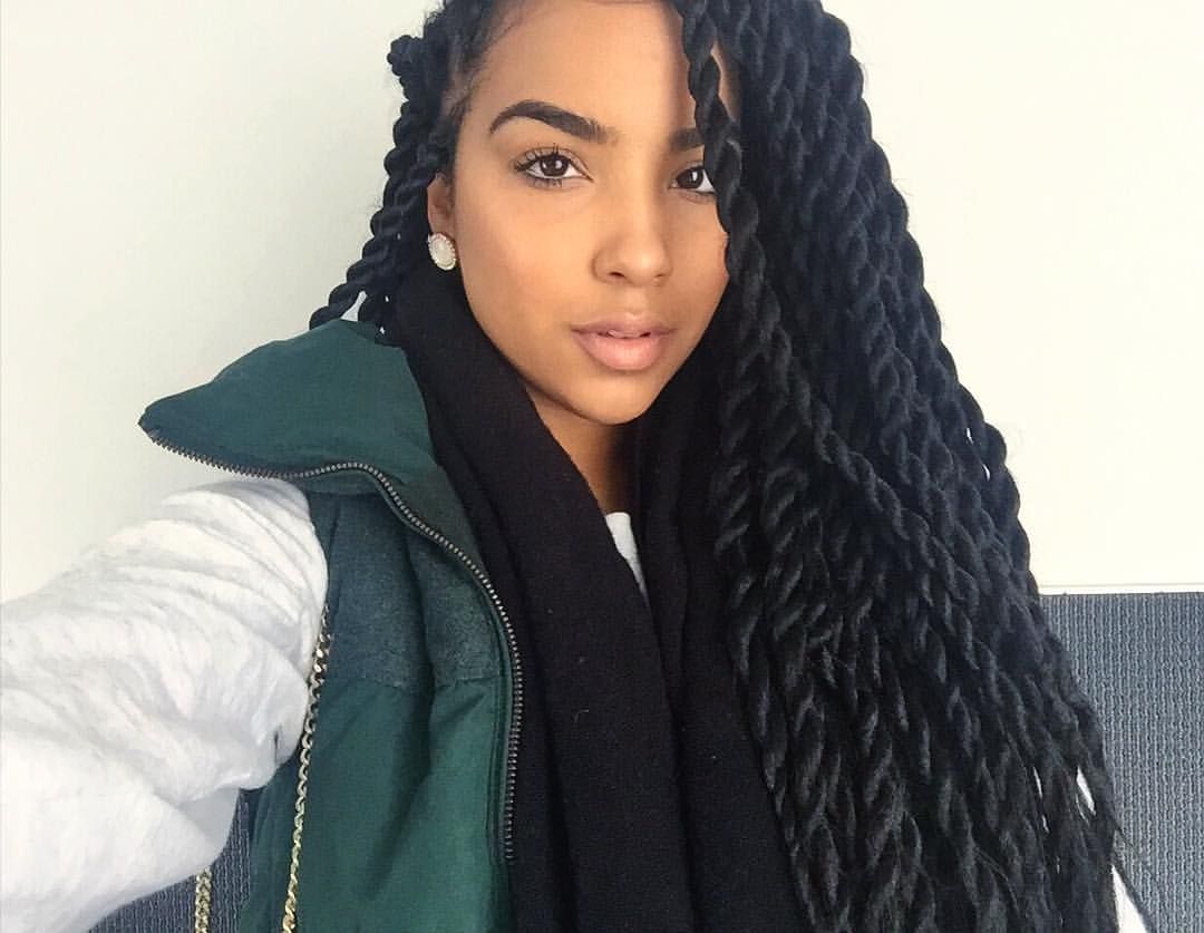 Black Visual Idea — Winter Haircuts for Girls
