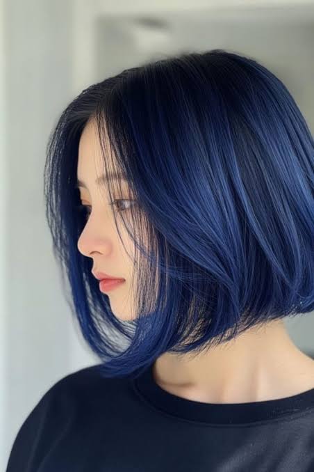 Deep Blue Visual Idea Deep Blue Visual Idea β Winter Hair Colors