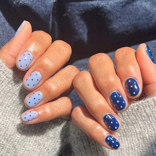 Winter Visual Idea — Winter Nail Colors for Short Nails