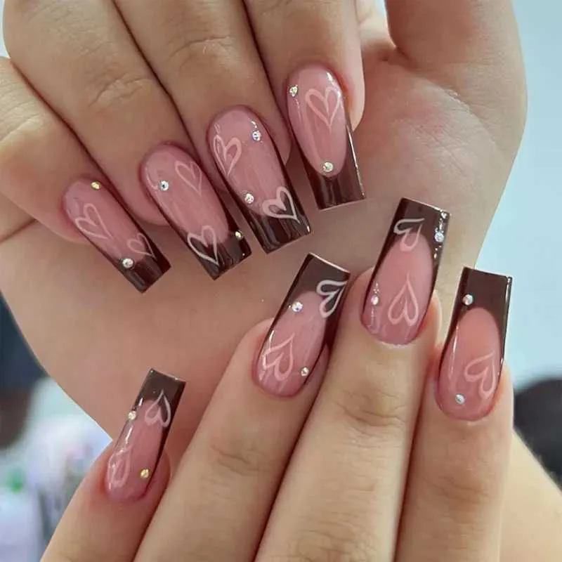 Both Hands Close-Up Visual Idea — Baddie Winter Nails