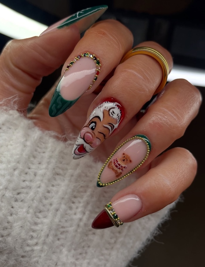 Christmas Visual Idea Christmas Visual Idea β Disney Christmas Nails 2026