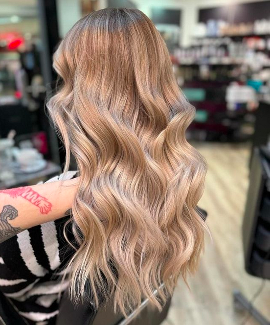 Beige Blonde with Balayage — Winter Hair Colors for Pale Skin