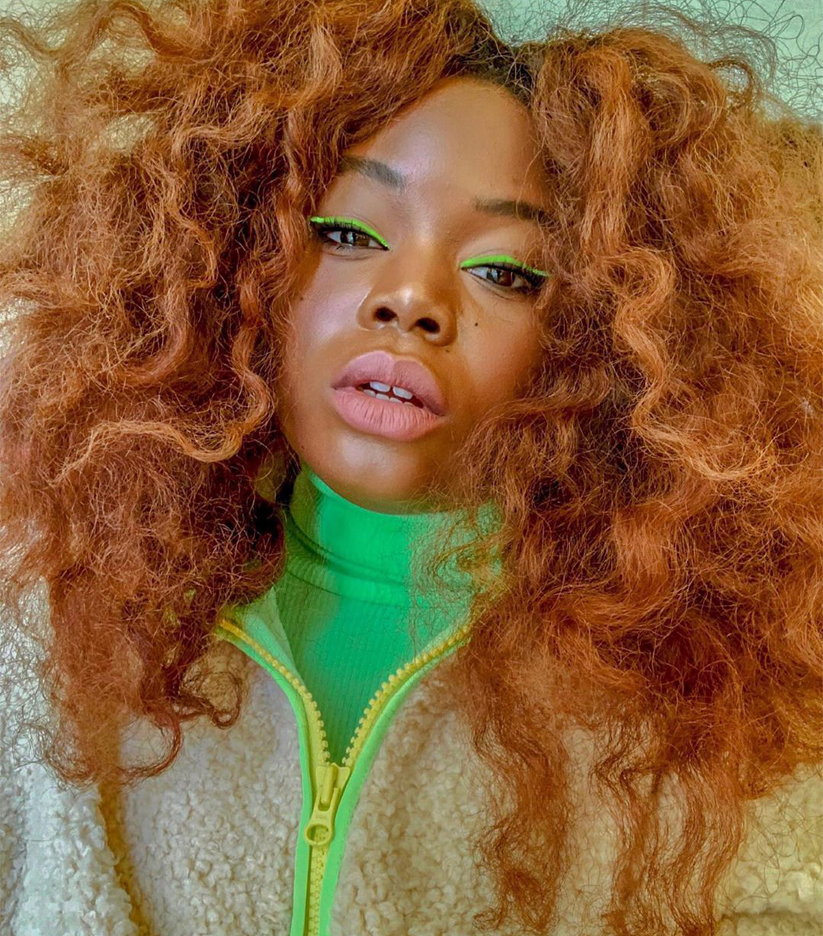 Vibrant Copper Red Vibrant Copper Red β Winter Hair Colors for Black Women
