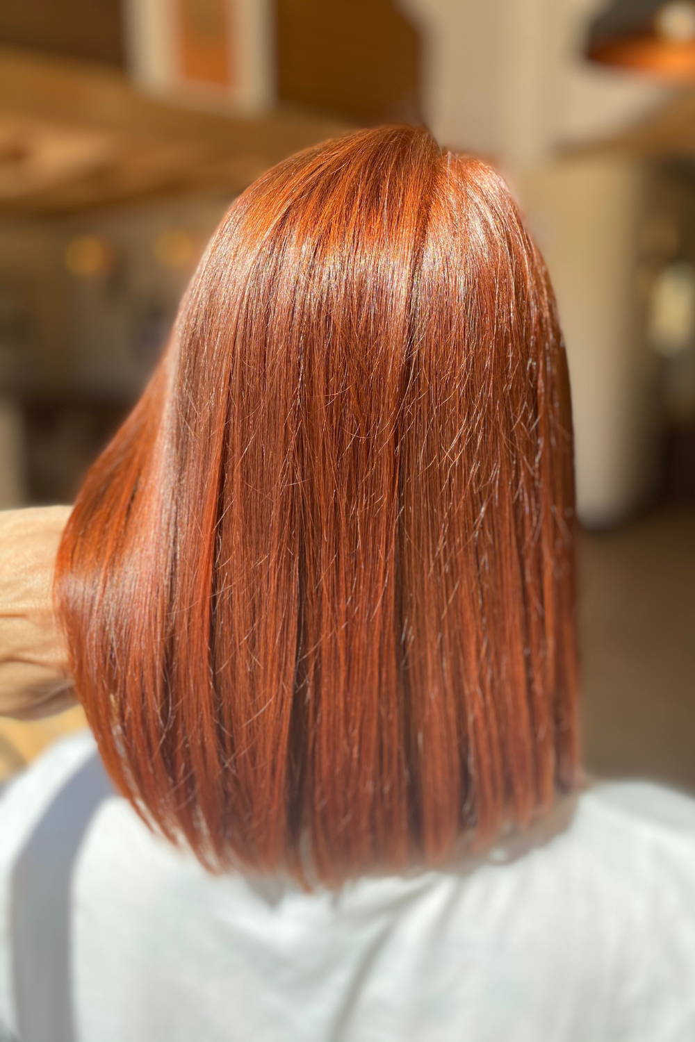 Copper Base With Subtle Red Undertones Visual Idea — Fall to Winter Hair Colors