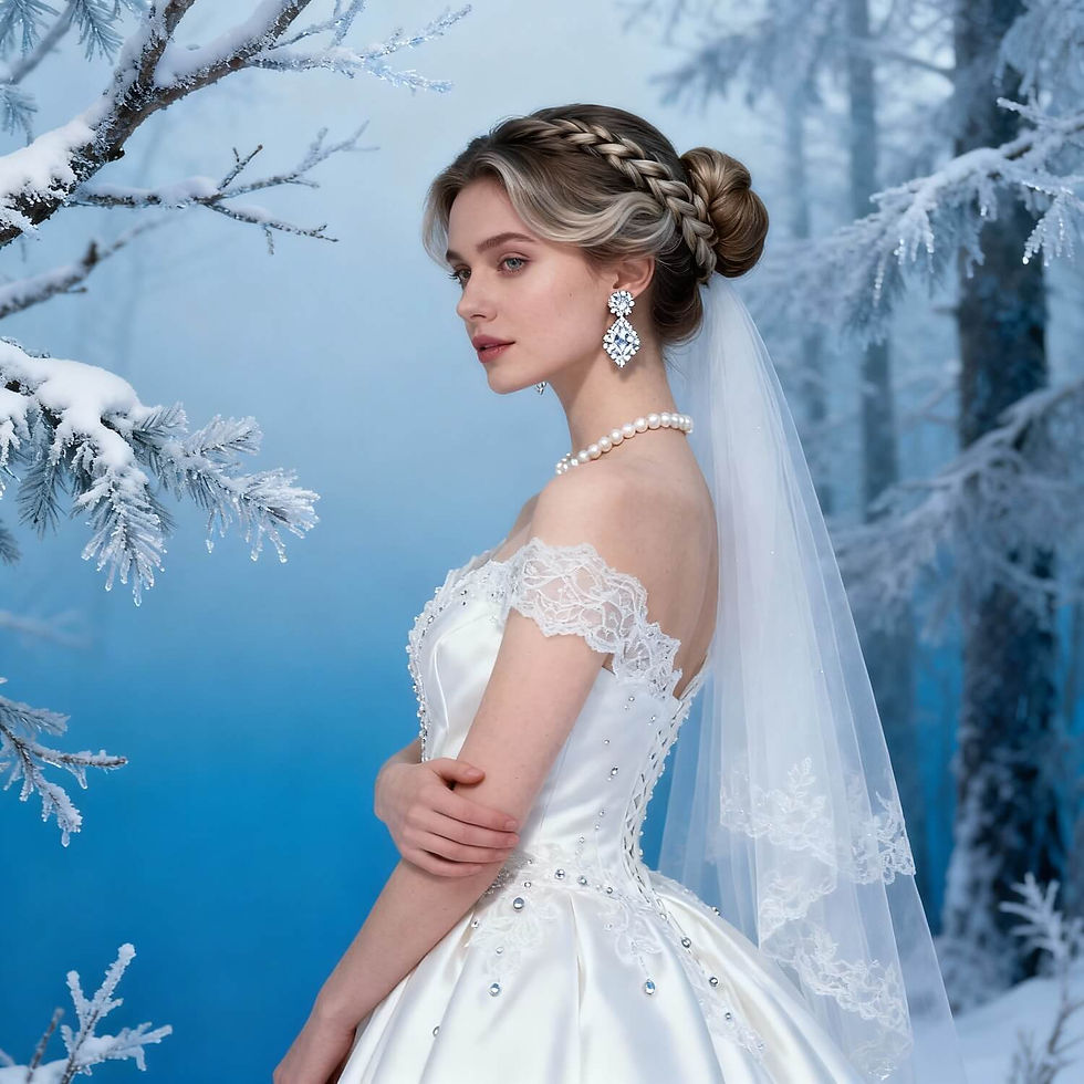 Visual Idea — A Woman With Ash Blonde Hair — Winter Date Night Hairstyles