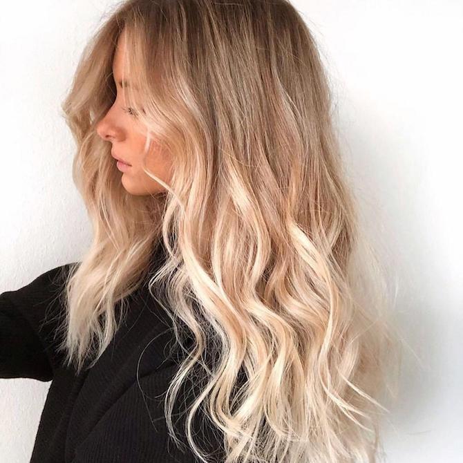 Mid-Back Ash Blonde With Striking Lowlights Mid-Back Ash Blonde With Striking Lowlights β Lowlights for Blonde Hair
