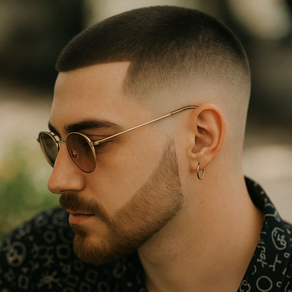 High Fade With Buzz Cut — Winter Hairstyles for Men