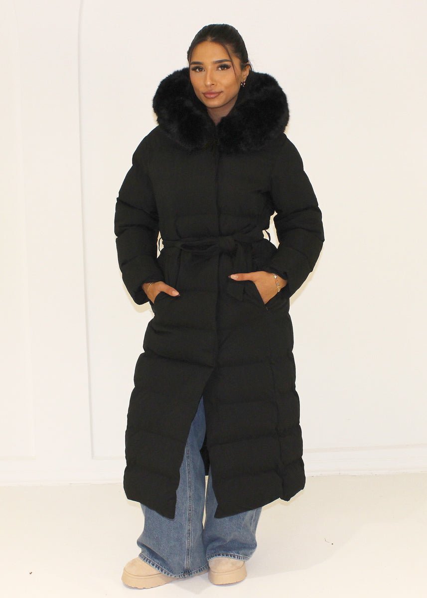 Maxi Puffer Coat with Fur Trim for Ultimate Winter Warmth Maxi Puffer Coat with Fur Trim for Ultimate Winter Warmth β Winter Outfits for Women Over 50